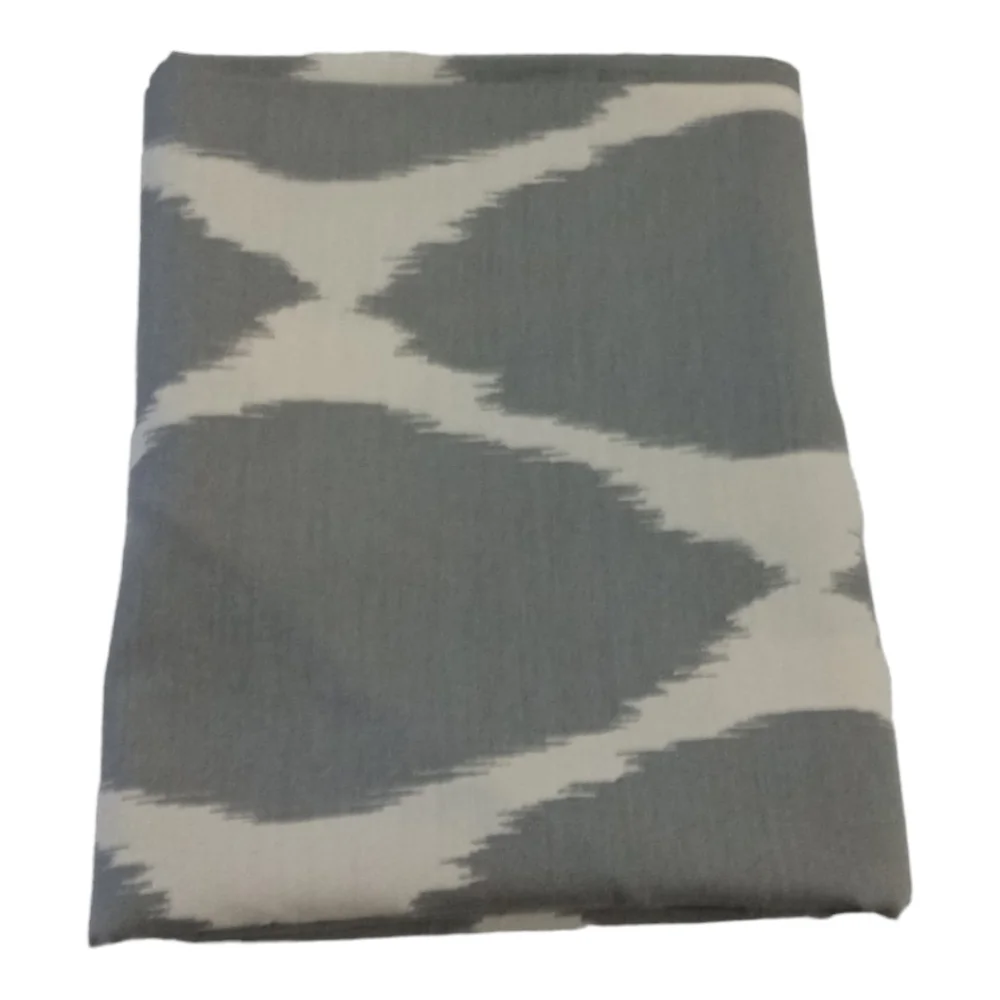 West Elm King Pillow Sham Case Gray White 34